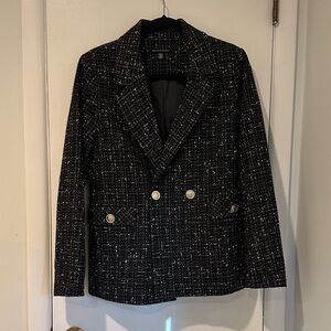 Saks Fifth Avenue Tweed Blazer Jacket